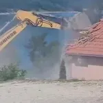 Srušen motel "Jezero" na Gazivodama uprkos pokrenutom sudskom postupku