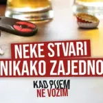 Nastavlja se kampanja "Kad pijem ne vozim": Odgovornost počinje prije nego što sjednemo za volan