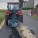 (VIDEO) U Poljskoj uhapšen poljoprivrednik koji je orao asfalt