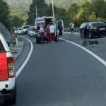 Sudar tri vozila na putu Cetinje - Budva, povrijeđene dvije osobe