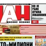 Naslovna strana "Dana" za 23. avgust