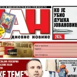 Naslovna strana "Dana" za 28. avgust