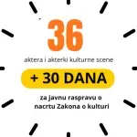 Upućen zahtjev da se produži javna rasprava o nacrtu Zakona o kulturi