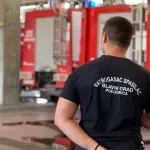 Gorjela kuća na Starom aerodromu, požar i prema Skadarskom jezeru