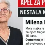 Milenu Purić iz Podgorice porodica traži već 15 dana