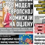 Naslovna strana “Dana” za 3. oktobar