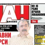 Naslovna strana “Dana” za 5. oktobar