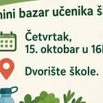 Bazar u OŠ "Milorad Musa Burzan": Sadimo zdrave navike