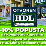 HDL otvorio drugi market u ulici Oktobarske revolucije - zgrada Američkog centra- danas, 24. oktobra u 7:30h