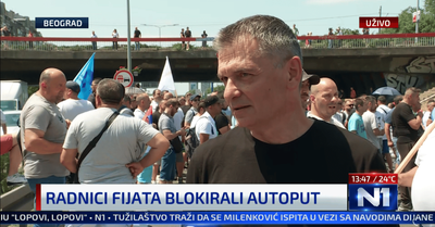Jovanović Ćuta podržao radnike Fijata: Neka Brnabić izađe iz Jovankine vile i iznajmi je, i biće novca za sve