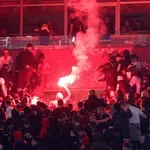 (VIDEO) Sukob navijača Zvezde i policije u Areni