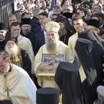 Trasa Spasovdanske litije: Pojas Presvete Bogorodice na čelu kolone