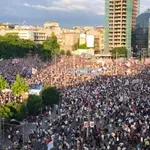 Studenti optužili kriminalce i režimske pristalice za sukobe kod Pionirskog parka: Srbija ili mafija