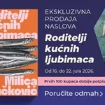 Novi roman Milice Vučković „Roditelji kućnih ljubimaca“ u ekskluzivnoj onlajn prodaji