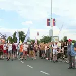 Protest zborova Zemuna i Novog Beograda zbog izgradnje akvarijuma