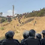 U španskoj Seuti stotine migranata protestuje tražeći azil