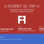 Tri najočekivanija filma jesenje sezone pretpremijerno u susret 32. Festivalu autorskog filma