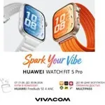 HUAWEI WATCH FIT 5 PRO идва във Vivacom с елегантен дизайн и интелигентни функции за активното ежедневие
