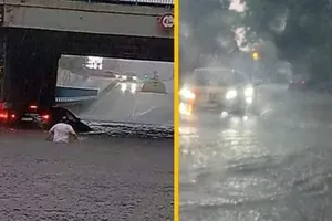 Apokaliptični prizori iz Hrvaške: hude poplave na cestah odnašale avtomobile (VIDEO in FOTO)