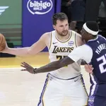 Jezerniki Luke Dončića z novo zanesljivo zmago: slovenski as na parketu skoraj pol ure