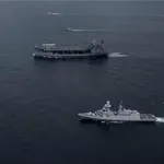 V evropsko državo prispela vojaška ladja, to je razlog