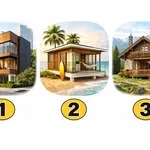 Katera počitniška hiša vam je najbolj všeč? Test, ki veliko pove o vašem okusu