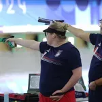 Arunović i Mikec osvojili bronzu u miksu vazdušnim pištoljem na Mediteranskim igrama