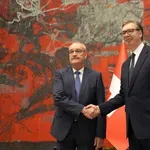 Predsednik Švajcarske u poseti Beogradu: Sastao se sa Vučićem u Palati Srbije