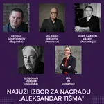 Najuži izbor za Međunarodnu nagradu za književnost „Aleksandar Tišma“