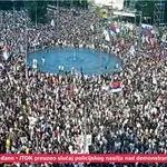 Ovde možete da pratite UŽIVO prenos protesta na Slaviji