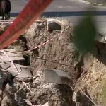 Obrušio se deo puta kod gradilišta u Mladenovcu