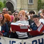 Protest roditelja učenika novosadske Jovine gimnazije danas ispred ministarstva