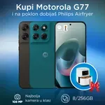 Motorola g77 – premijum iskustvo po pristupačnoj ceni, uz poklon Philips AirFryer