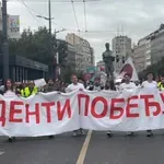Studenti u blokadi posle šetnje predali izbornu listu RIK-u
