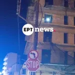 Χανιά: Μεγάλη αναστάτωση στο κέντρο της πόλης από πτώση μπαλκονιού