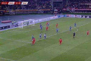 Βόρεια Μακεδονία – Καζακστάν: 1-1 (highlights)