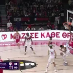 Ολυμπιακός – Μπασκόνια: Φινάλε με κάρφωμα του Ταϊρίκ Τζόουνς! (video)