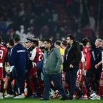 Ολυμπιακός – ΑΕΚ: Ένταση μετά το φινάλε! (photo)