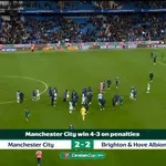 Μάντσεστερ Σίτι – Μπράιτον: 2-2 / 4-3 πεν. (highlights)