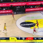 ΑΕΚ-Σαλόν Βίλπας: Εντυπωσιακό κάρφωμα του Τζόζεφ! (video)