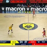 ΑΕΚ-Σαλόν Βίλπας: Ασίστ Λαρεντζάκη και ωραίο καλάθι με Πίνκνεϊ (video)