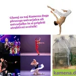 Glasuj za naj Kamena duga plesnega ustvarjalca/ustvarjalko in si pripleši atraktivni svečnik!