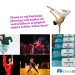 Glasuj za naj Dorinega plesnega ustvarjalca/ustvarjalko in si pripleši mokre robčke Talni ritem!