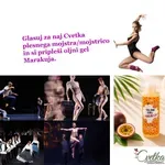 Glasuj za naj plesnega mojstra/mojstrico in si pripleši oljni gel z marakujo!