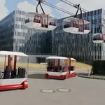 Projekt upBUS združuje avtonomni električni avtobus z žičnico