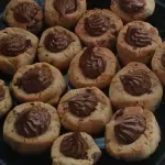 Бадемови курабийки с шоколад