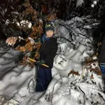 Sin Nine Janković već veliki dečak: Vukašin sa ocem otišao u Badnjake pre svitanja FOTO