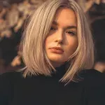 Tukaj je jesenska frizura, ki pomladi obraz