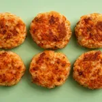 Lososova pleskavica iz 3 sestavin