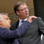Vučić u spotu podrške Orbanu sa liderima njemačke i francuske...